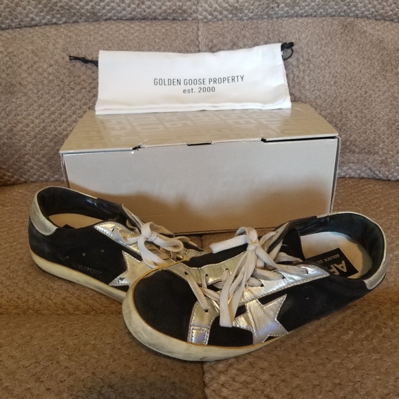 Golden Goose Shoes - Golden Goose Women's US 9 Black Sneakers